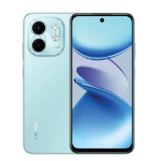 Infinix SMART 9 HD 6(3+3)GB RAM + 64GB 6.7" 90Hz Brand New Phone Dual SIM 4G 5000mAh Battery With Type-C Charging 13MP Camera G81 Fingerprint Lock Android 14 Smart Phones