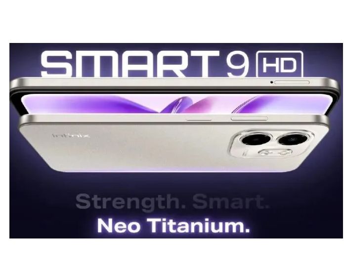 Infinix SMART 9 HD 6(3+3)GB RAM + 64GB 6.7" 90Hz Brand New Phone Dual SIM 4G 5000mAh Battery With Type-C Charging 13MP Camera G81 Fingerprint Lock Android 14 Smart Phones