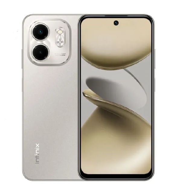 Infinix SMART 9 128GB + 8(4+4)GB 6.7" Display Dual SIM 4G Network 5000mAh Battery With Type-C Charging 13MP Dual Camera G81 Fingerprint Lock Android 14 Smart Phones