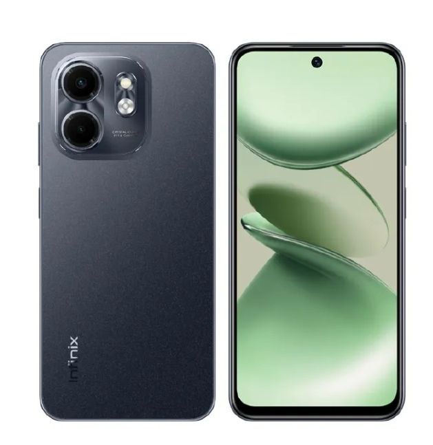 Infinix SMART 9 128GB + 8(4+4)GB 6.7" Display Dual SIM 4G Network 5000mAh Battery With Type-C Charging 13MP Dual Camera G81 Fingerprint Lock Android 14 Smart Phones