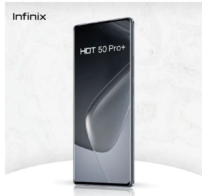 Infinix Hot 50 Pro Plus 256GB+16(8+8)GB 6.7" 3D-Curved AMOLED 120Hz Screen Phone 5000mAh With 33W Type-C 50MP Camera MTK Helio G100 Fingerprint Lock Infinix Hot 50 Pro+ Smart Phone