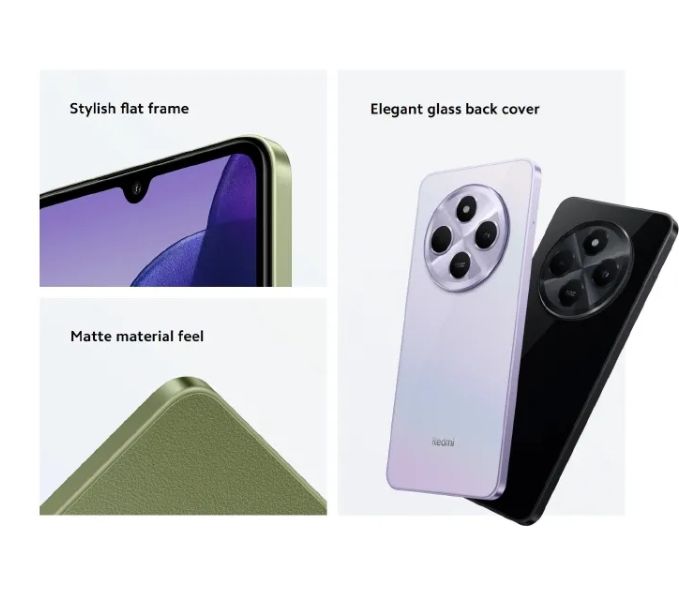 [Limited offer] Xiaomi Redmi 14C 4GB+128GB 6.88" Storage 4G Network Dual SIM 90Hz LCD Screen 50MP Camera 33W Type-C Charging 5160mAh Battery Fingerprin t& Face Smart Phones Phone
