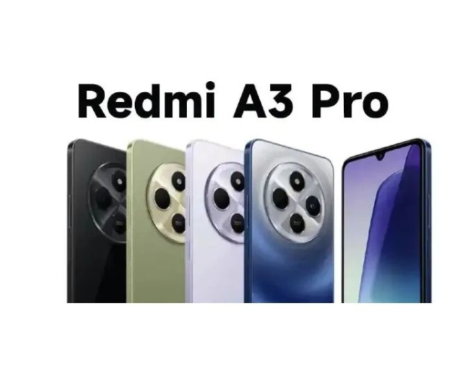 Redmi A3 Pro 128GB + 4GB 6.71" 4G Network 5160mAh Battery 8MP AI Camera 10W Fast Charging Fingerprint Sensor Android 14 Smart Phones LCD Screen 50MP Camera