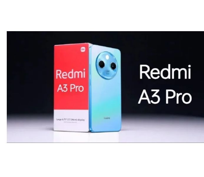 Redmi A3 Pro 128GB + 4GB 6.71" 4G Network 5160mAh Battery 8MP AI Camera 10W Fast Charging Fingerprint Sensor Android 14 Smart Phones LCD Screen 50MP Camera