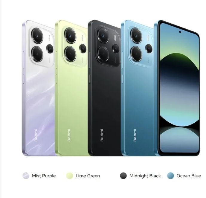 [Brand New] XIAOMI Redmi Note 14 6GB+128GB 6.67" AMOLED 120Hz Display 108MP Camera 5500mAh Battery IP54 Dust and Splash resistant Fingerprint Unlock 33W Fast Charge Smart Phones