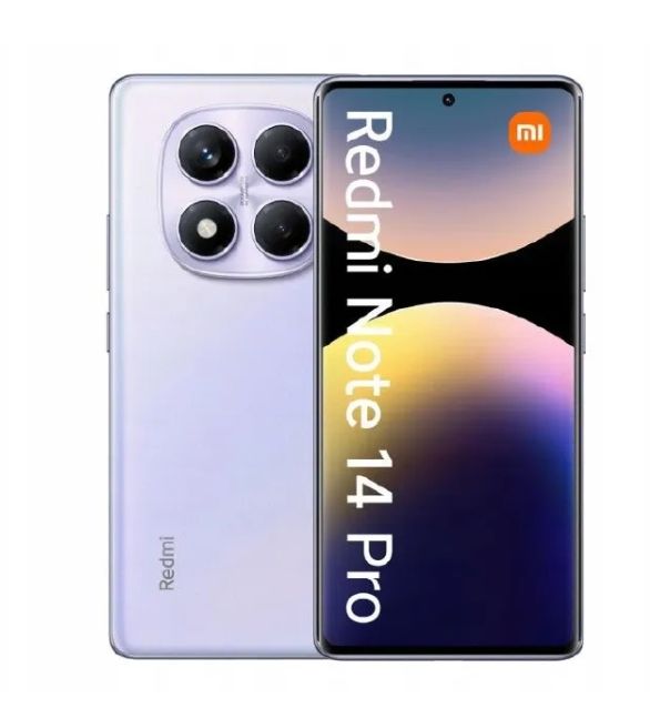 [Brand New] XIAOMI Redmi Note 14 Pro 8GB+256GB 6.67" 120Hz AMOLED Display 200MP Camera IP64 Dust and Splash Resistant 5500mAh Battery Under-display Fingerprint 45W Fast Charging Smart Phones