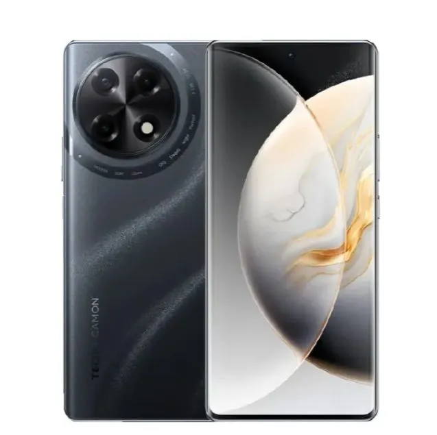 Tecno Camon 30S 128GB+12(6+6)GB RAM 6.7" 3D-Curved AMOLED 120Hz Screen MTK Helio G100 33W 5000mAh 50MP Dual Speaker Android 14 Smart Phones Dual Sim phone