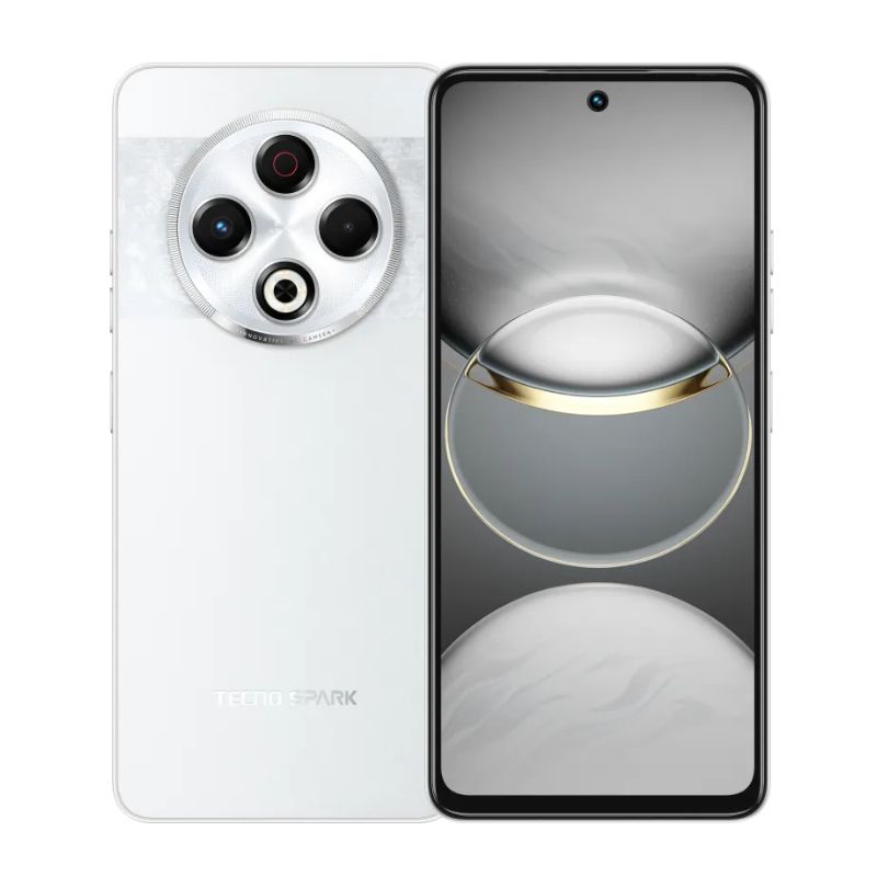 Tecno Spark 30 128GB +8GB 120Hz 6.78" Display Dynamic Port 64MP IP64 Dust/Water Dual Speakers 7.8mm Ultra Slim 5000mAh 18W Type-C Dual SIM 4G Smart Phones Side Fingerprint phone