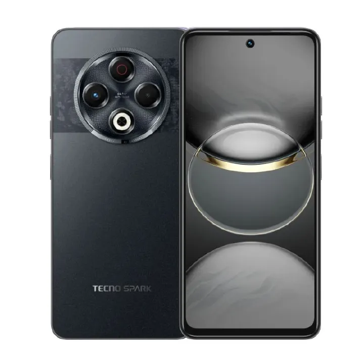 Tecno Spark 30 128GB +8GB 120Hz 6.78" Display Dynamic Port 64MP IP64 Dust/Water Dual Speakers 7.8mm Ultra Slim 5000mAh 18W Type-C Dual SIM 4G Smart Phones Side Fingerprint phone