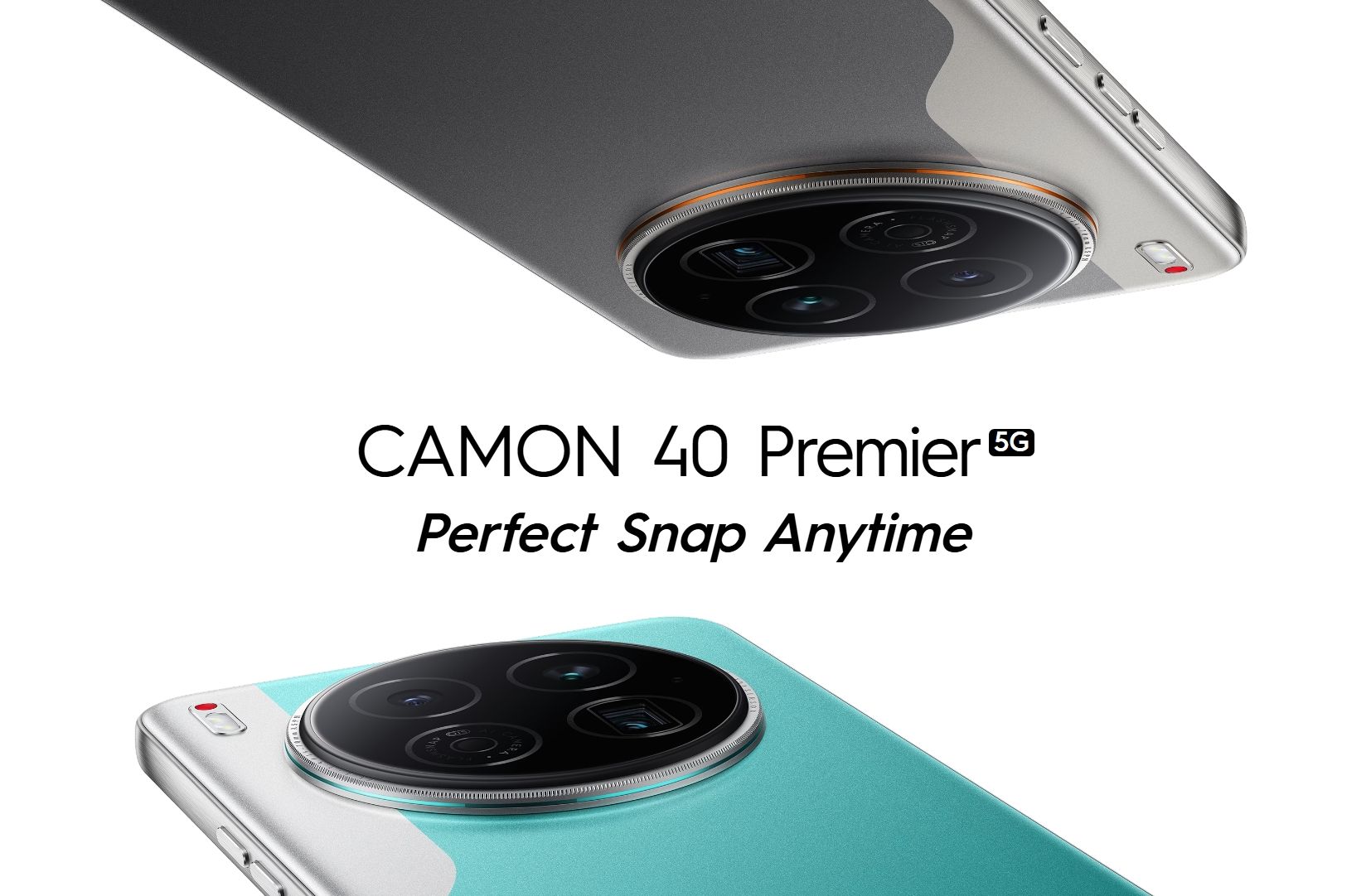 Tecno Camon 40 Premier 256GB+16(8+8)GB RAM 6.67" 144Hz LTPO AMOLED MTK Dimensity 8350 45W 5100mAh 50MP Dual Speaker Android 15 IP68/IP69 Dust Water Resistance Dual Sim Smart Phones phone