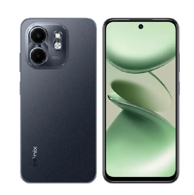 Infinix SMART 9 HD 64GB+6(3+3)GB RAM 6.7" 90Hz Brand New Phone Dual SIM 4G 5000mAh Battery With Type-C Charging 13MP Camera G81 IP54 Dust/Water Resistant Fingerprint Lock Android 14 Smart Phones