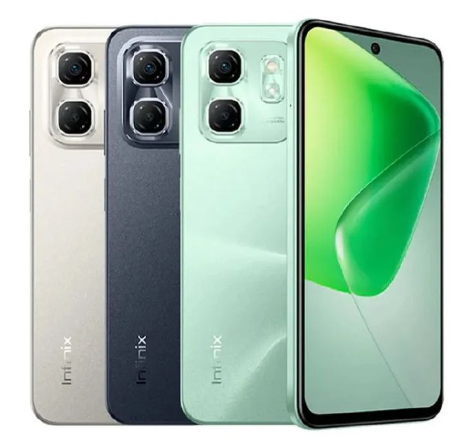 Infinix Hot 50i 128GB + 12(6+6)GB 6.7" Screen Phone Dual SIM 4G Network 5000mAh Battery with 18W Type-C Charging 48MP Camera Fingerprint Lock Android 14 G81 Smartphones