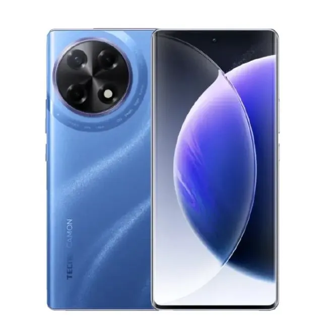 Tecno Camon 30S 128GB+12(6+6)GB RAM 6.7" 3D-Curved AMOLED 120Hz Screen MTK Helio G100 33W 5000mAh 50MP Dual Speaker Android 14 Smart Phones Dual Sim phone