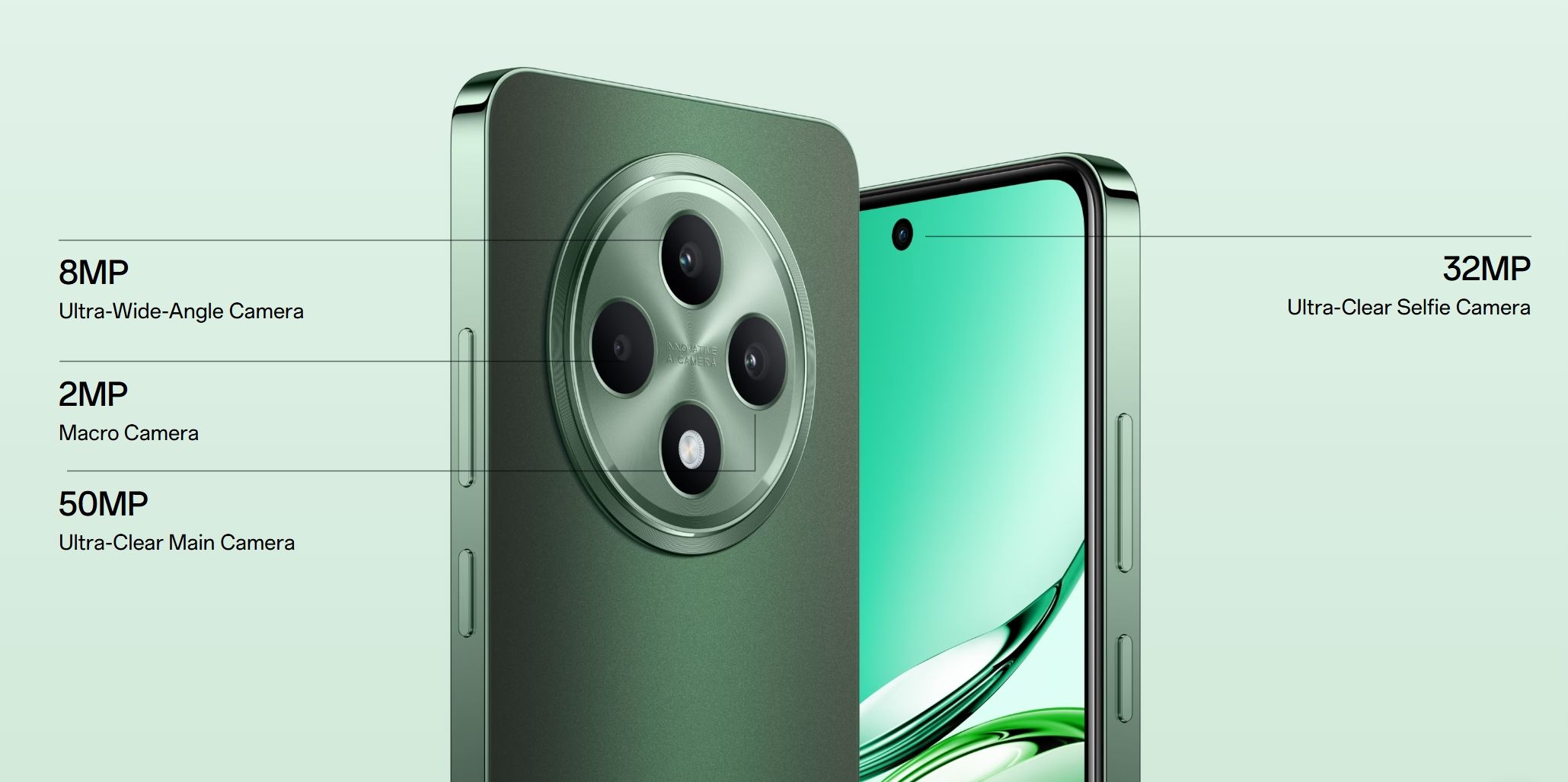 Brand New Oppo Reno 12F 5G 8GB RAM+256GB ROM 6.7" 120Hz Amoled Display 50MP+32MP Camera 5000mAh 45W Battery (TYP) Android 14 Fgrprint IP64 Dust/water resistant Android Smartphone Mobile phone