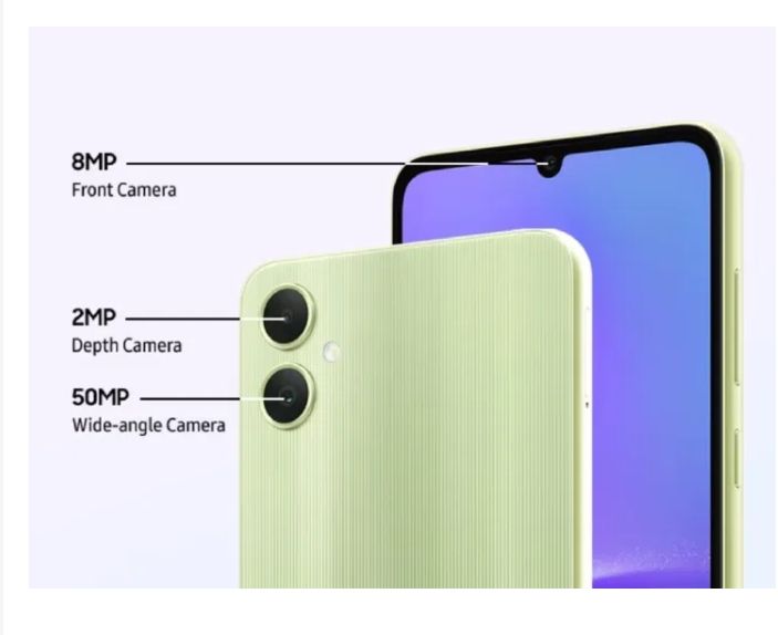 Brand New Samsung Galaxy A05 64GB+4GB 50MP Camera 6.7" 90Hz MTK Helio G85 (12nm) 5000mAh 25W Type-C Charge Android 13 Smart Phones phone