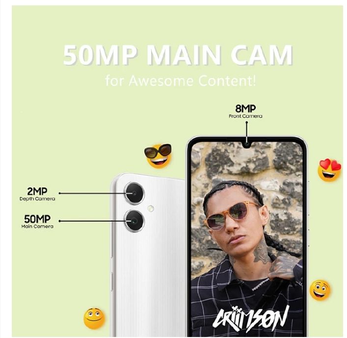 Samsung Galaxy A06 64GB+4GB 50MP Camera 6.7" 90Hz MTK Helio G85 (12nm) 5000mAh 25W Type-C Charge Android 14 Smart Phones Side Fingerprint Unlock phone