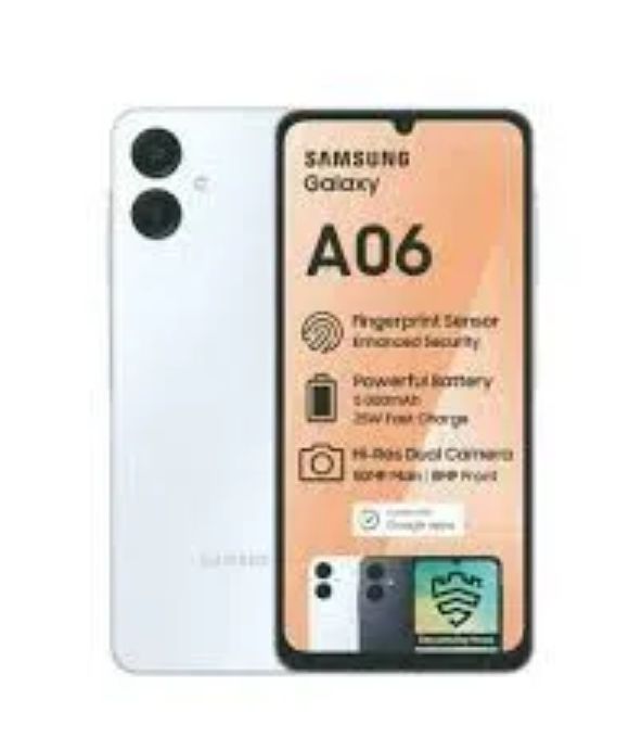 Samsung Galaxy A06 64GB+4GB 50MP Camera 6.7" 90Hz MTK Helio G85 (12nm) 5000mAh 25W Type-C Charge Android 14 Smart Phones Side Fingerprint Unlock phone