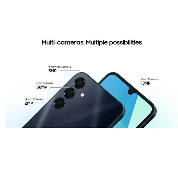 Samsung Galaxy A16 128GB+4GB 6.7" Super AMOLED Display 50MP Triple Camera Android 14 Mediatek Helio G99 5000mAh 25W Type-C Charge Smart Phones phone