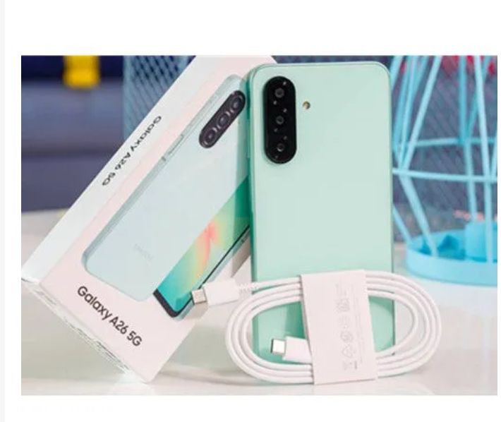 New Arrival Samsung Galaxy A26 5G 256GB+8GB 6.7" 120Hz AMOLED Display 50MP Triple Camera Android 15 Exynos 1380 (5nm) IP67 Dust Water Resistant 5000mAh 25W Type-C Charge Smart Phones phone