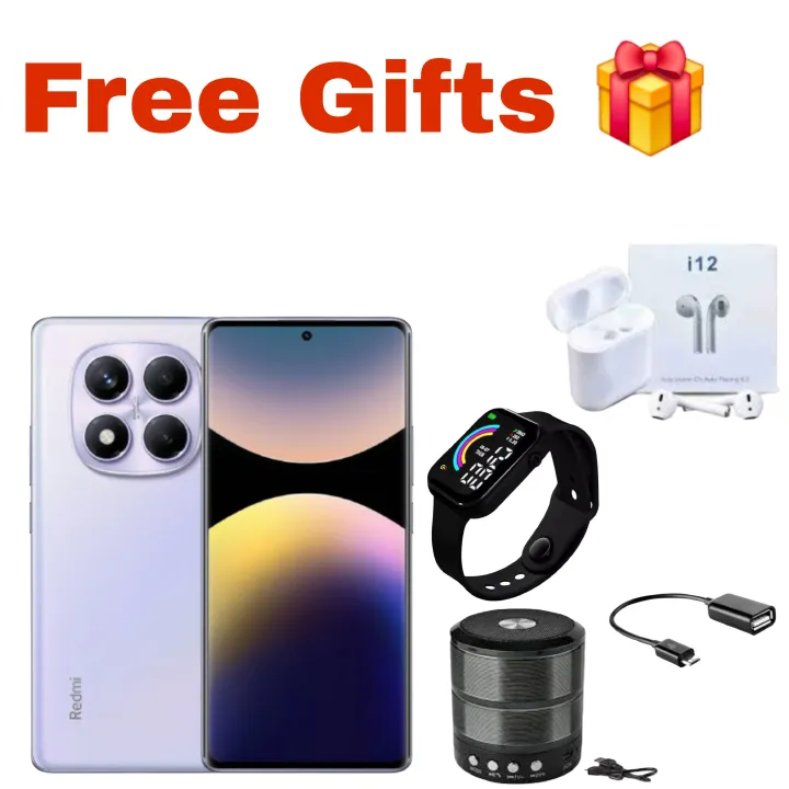 [Black Friday Offer] XIAOMI Redmi Note 14 Pro 8GB+256GB 6.67" 120Hz AMOLED Display 200MP Camera IP64 Dust and Splash Resistant 5500mAh Battery Under-display Fingerprint 45W Fast Charging Smart Phones