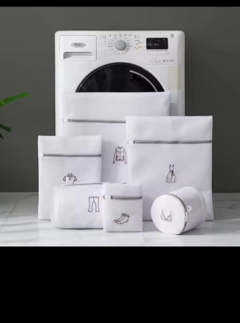 Zipper mesh laundry bags