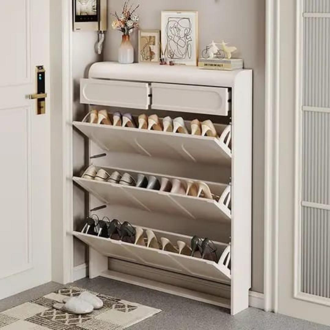 ultra -slim bucket flit shoe cabinet