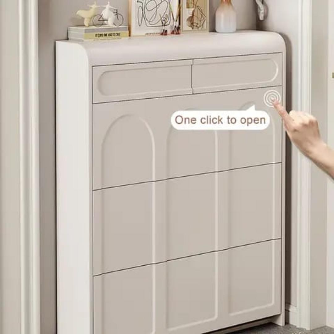 ultra -slim bucket flit shoe cabinet