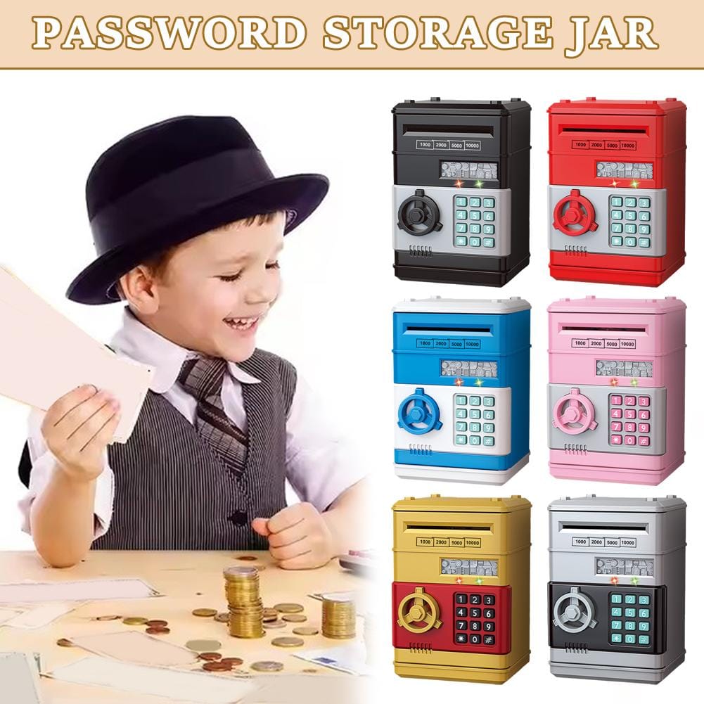 Automatic electronic home  bank Restocked 
♦️ Cash Coins Saving Box ATM Password Money Boxes                                     
♦️ Electronic Password Money Box Code