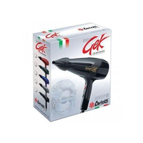 GEK 3800 Professional 1700W/1900W Blow Dryer with Ceramic Anti-Scald Straightener Brush, 2-Speed Settings, Durable AC Motor, Heatproof Body & High-Efficiency Air Outlet