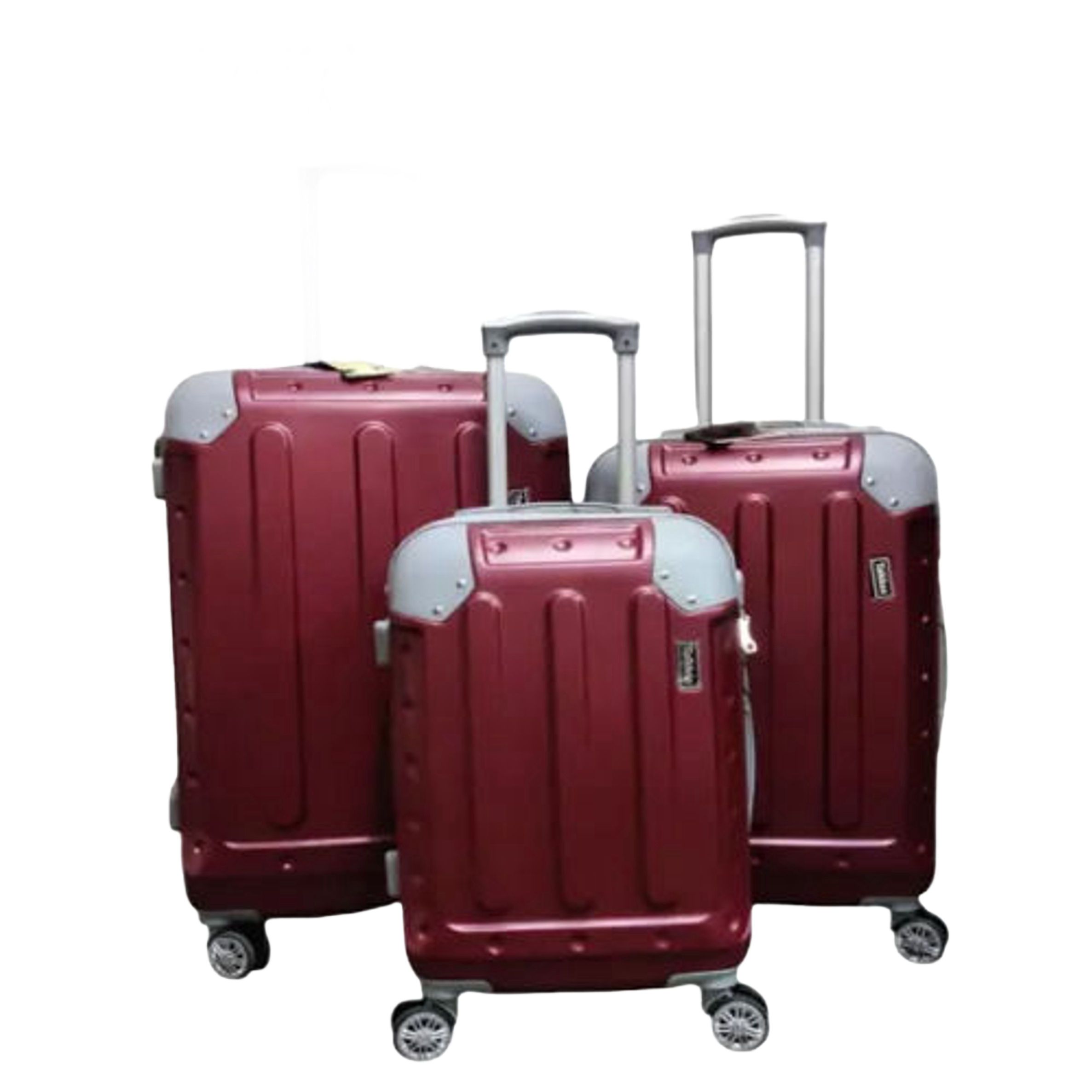 3in1 Fashion 3 Pieces PVC High Quality Travel Suitcase Travel Bag Travel Briefcase With Wheel🍂✔️✔️TRAVEL IN STYLE🍒🍂💦Its lightweight yet sturdy build ensures protection for your belongings, while t