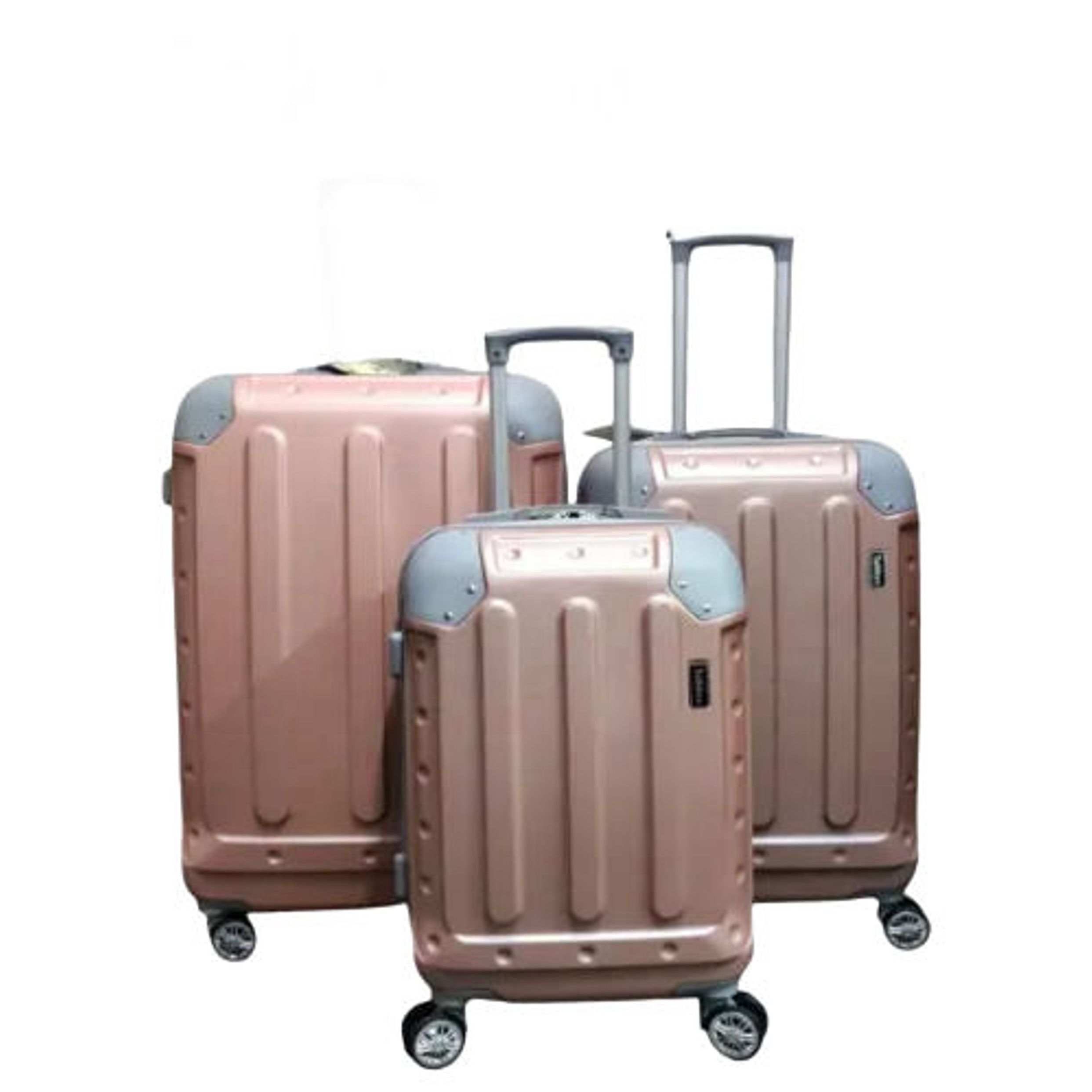 3in1 Fashion 3 Pieces PVC High Quality Travel Suitcase Travel Bag Travel Briefcase With Wheel🍂✔️✔️TRAVEL IN STYLE🍒🍂💦Its lightweight yet sturdy build ensures protection for your belongings