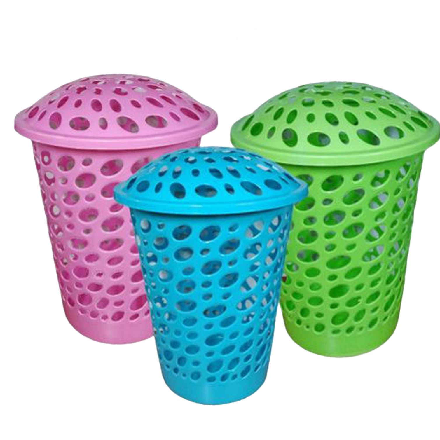 1pc Adix Laundry Basket with Lid Crafted for durability and style, this spacious basket is perfect for storing laundry, toys, or household essentials