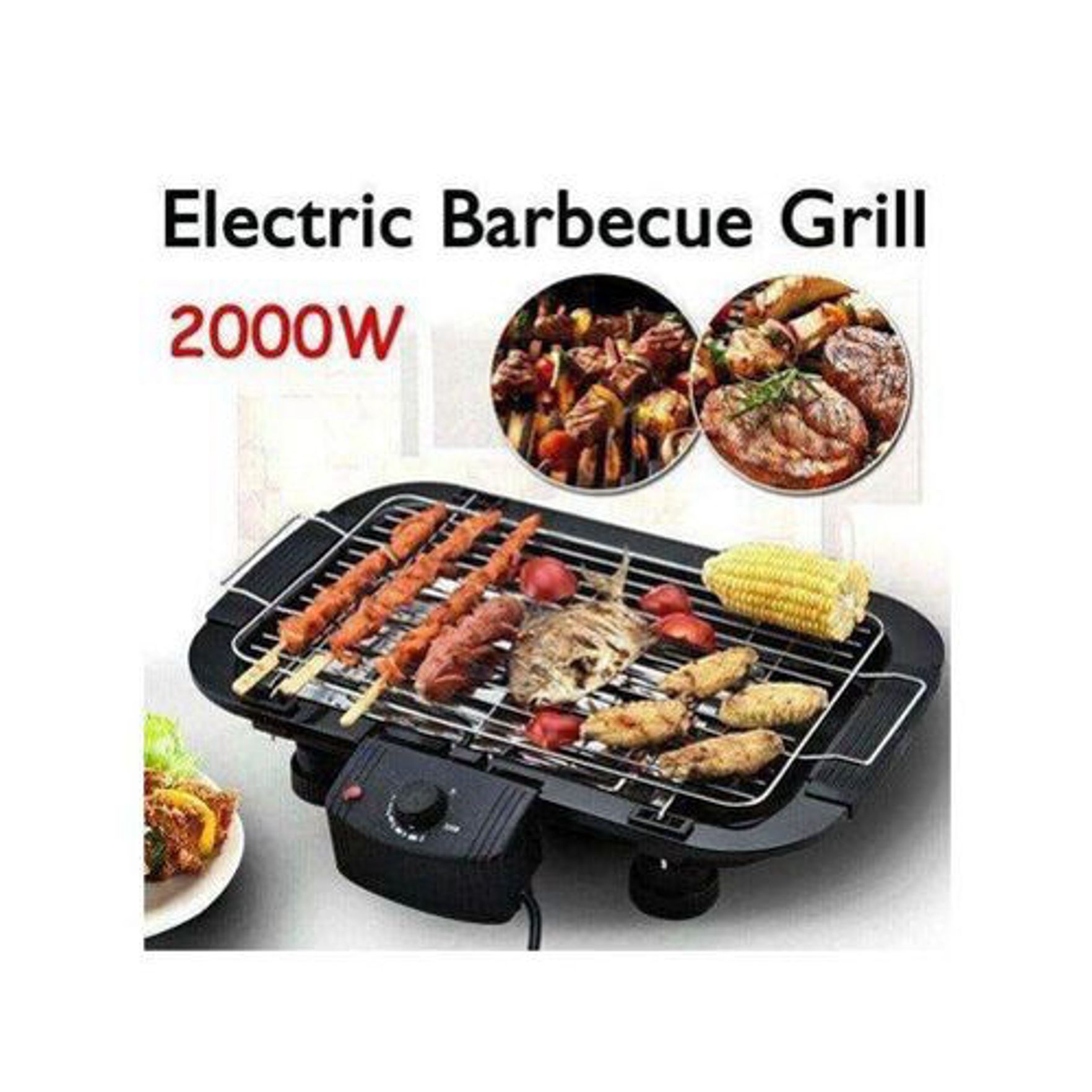 Sokany 2000W Electric Barbecue (BBQ) Grill for Home/Camping/Outdoors Take your cooking to the next level with the 2000W Electric Barbecue (BBQ) Grill