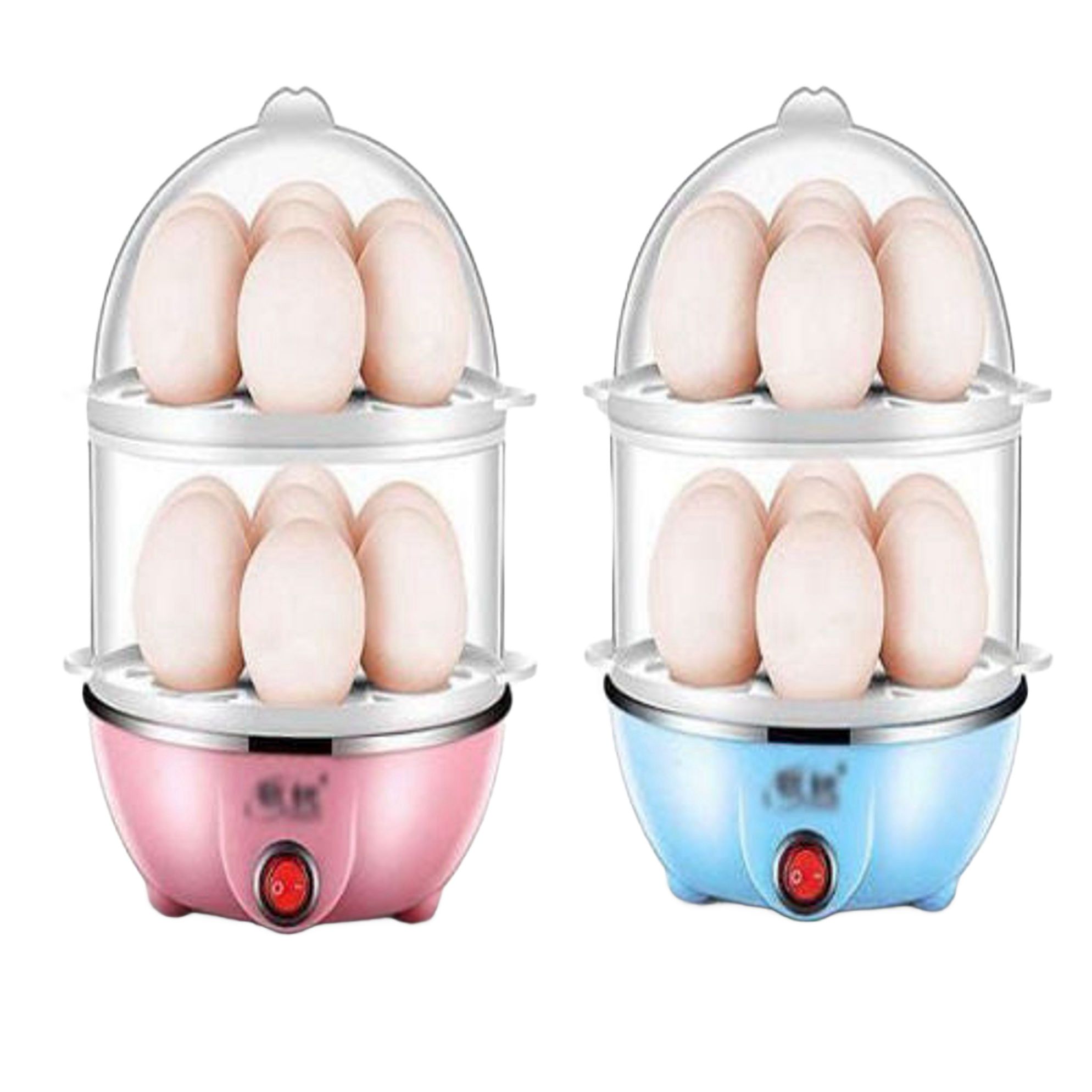 Electric Egg Poacher/Boiler Made of high quality material, durable and useful. Can cook up to 7(Single)-14(Double)eggs at the same time
