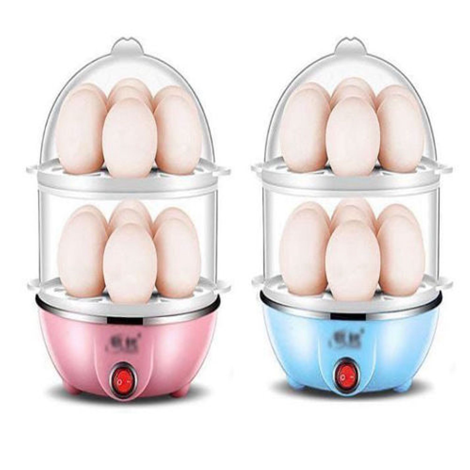 Electric Egg Poacher/Boiler Made of high quality material, durable and useful. Can cook up to 7(Single)-14(Double)eggs at the same time