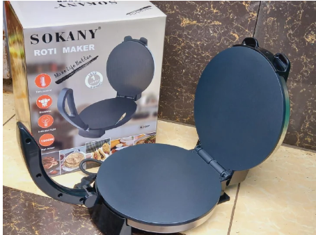 [ ❤EMBRACE THE LATEST TREND 🤩🤩✨ !!! ] 10 inches Sokany Electric chapati maker quality roti maker non stick plates 2000W Sokany Chapati Maker