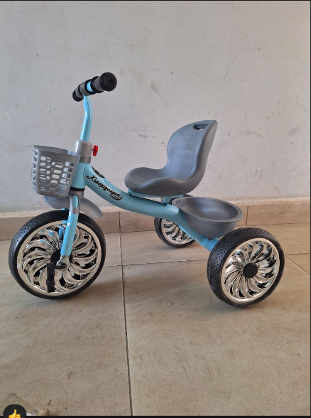 Baby Tricycle for Toddlers – Durable 3-Wheel Kids Ride-On with Front Basket & Comfortable Seat