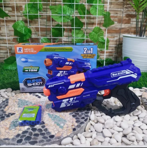 Best price for Blue Soft Bullet Toy Gun – Kids Foam Dart Shooting ...