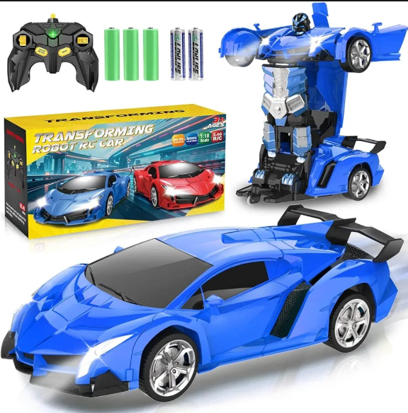 Transforming Remote Control Car – RC Toy Vehicle That Changes Shape with One-Button Action