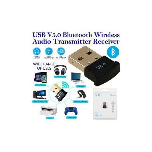 5.0 USB Bluetooth Dongle Wireless Adapter for PC Laptop Bluetooth Receiver Transmitter for Headphones Speakers Keyboard Mouse