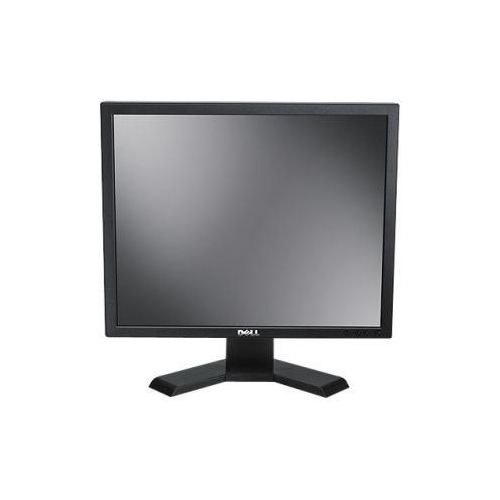 Dell 19 Inch Square LED Monitor 720p HD Display VGA DVI Input Adjustable Stand Energy Efficient for Office Home School