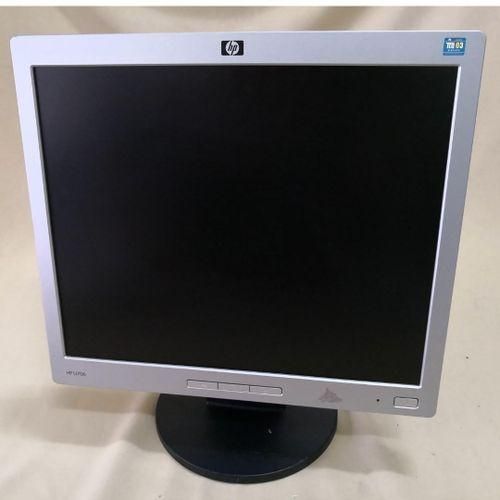 HP 17 Inch Square LED Monitor 720p HD Display VGA Input Energy Efficient Compact Reliable for Office School Home