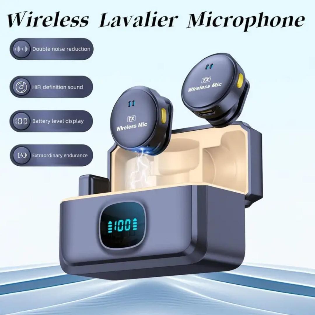 Dual Wireless Microphones for  Type C Phones