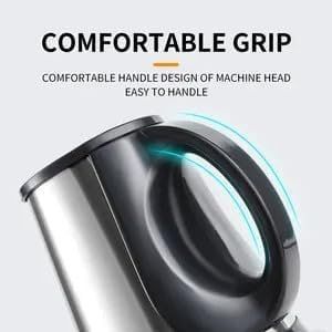 Electric Chopper with Stainless Steel Container Meat Grinder Multi Chopper for Fruit Vegetables Meat Nuts Baby Food Upgrade (Meat Grinder steel With Handle)