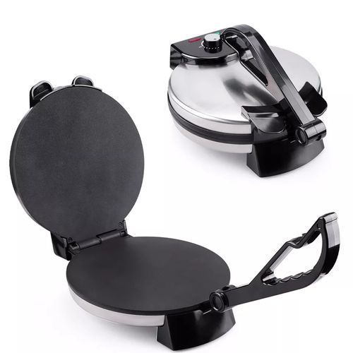 10 inches Sokany / Nunix electric Chapati maker / roti maker black and silver 10 inches