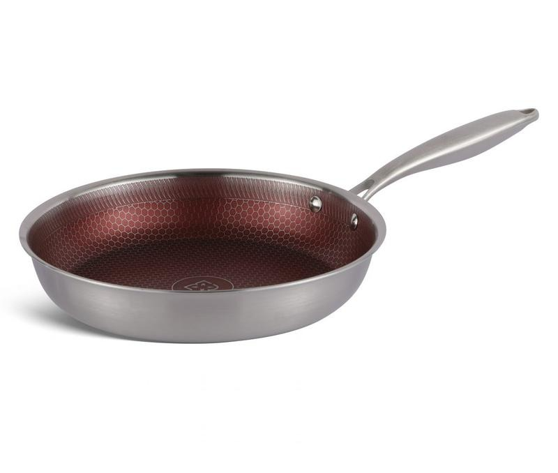 Frying pan with lid made of non-rusty steel 26cm edenberg pan with non-stick