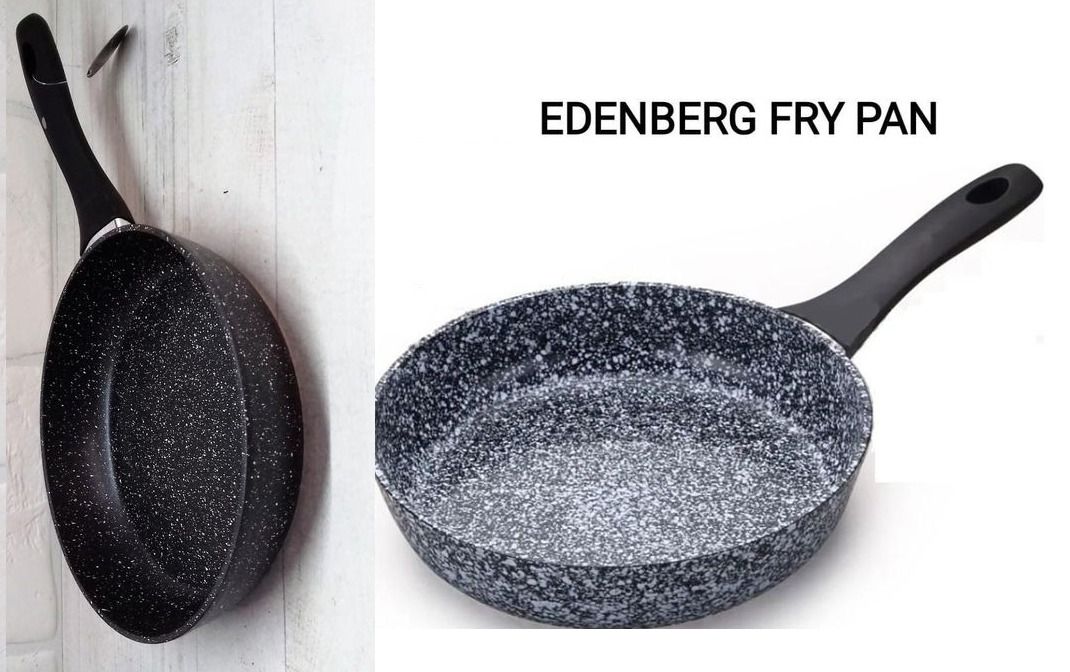Edenberg Deep Frying Pan 26cm - Non-Stick Stone Coating