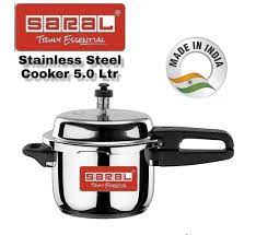 Saral Non Explosive 2 Handle Aluminium Pressure Cooker