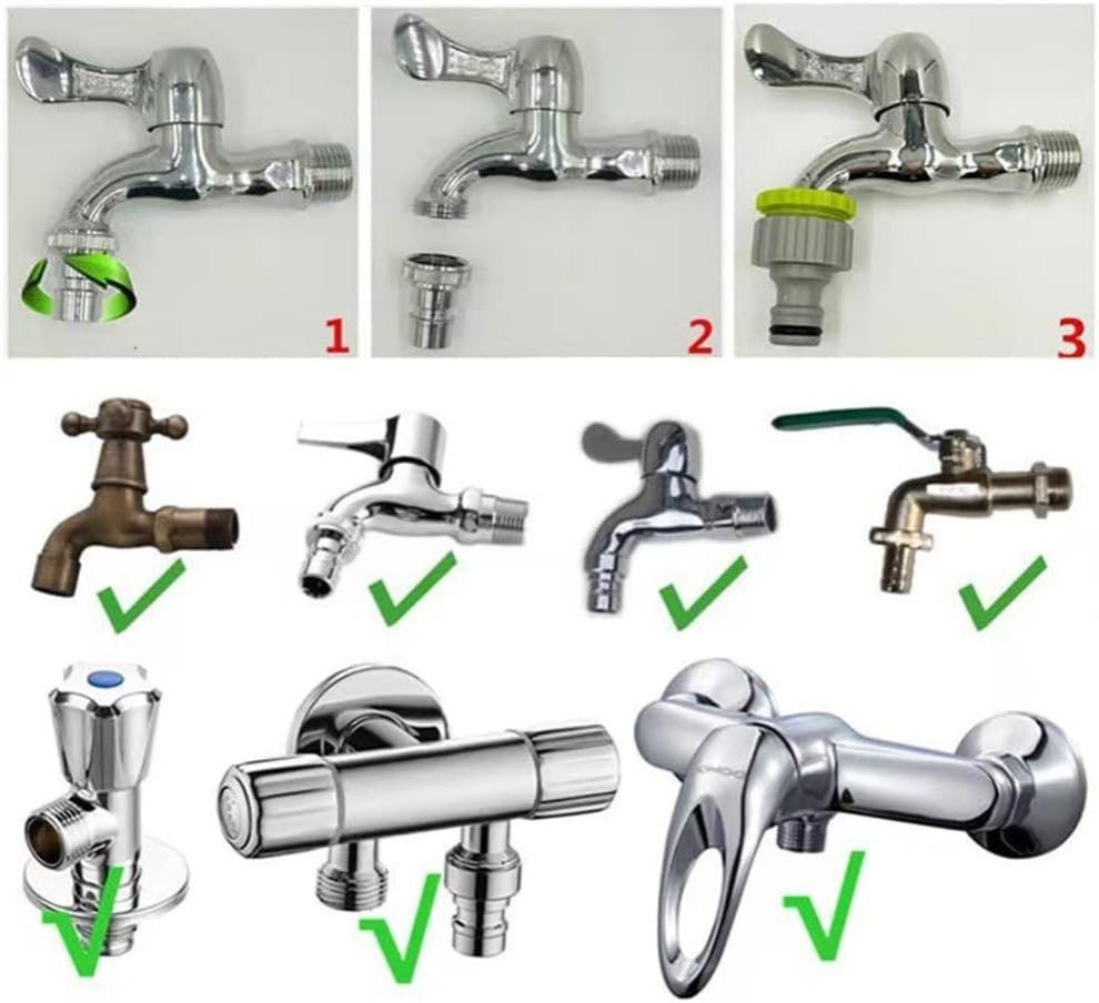Multi-purpose Car Wash Water Gun Garden, Magic Telescopic, Stretchable, 3 Times Stretchable, Hose, Hose, Water Gun Magic Water Gun, 7 Patterns of Sprinkling, Lightweight, For Gardening, Car Washing,