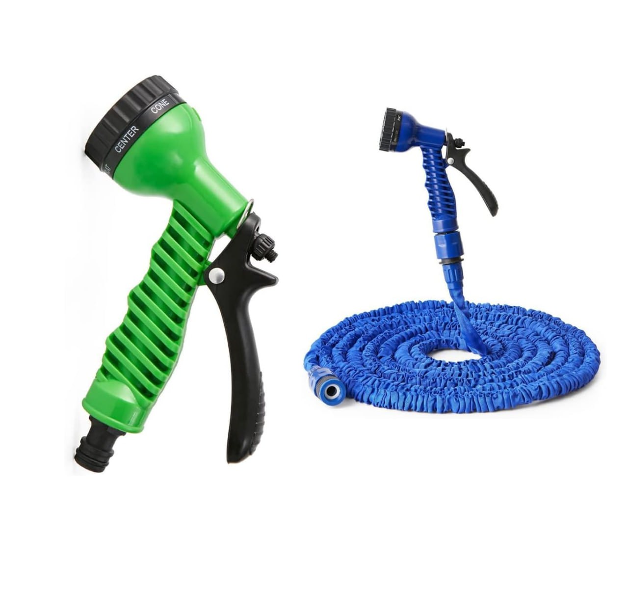 Multi-purpose Car Wash Water Gun Garden, Magic Telescopic, Stretchable, 3 Times Stretchable, Hose, Hose, Water Gun Magic Water Gun, 7 Patterns of Sprinkling, Lightweight, For Gardening, Car Washing,